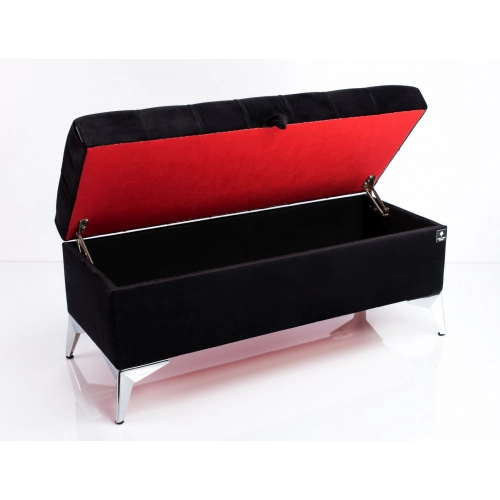 Kufer Pikowany CHESTERFIELD Czarny / Model Q-2 Rozmiary od 50 cm do 200 cm